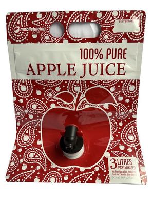 Sac matériel de NY dans le bavoir de empaquetage liquide de boîte avec le bec pour le jus de pomme