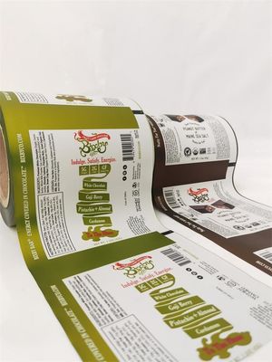 Emballage alimentaire de film de Rolls stratifié imprimé par feuille de plastique pour le casse-croûte