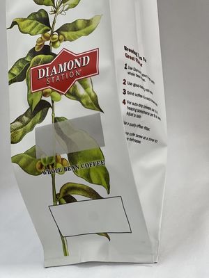 sacs de café de gousset de thermoscellage de côté de poche d'emballage de café 250g