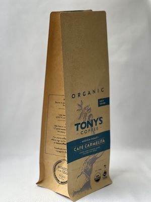 Hauts sacs de café d'emballage d'OEM de sac de café de la barrière 12oz avec la valve