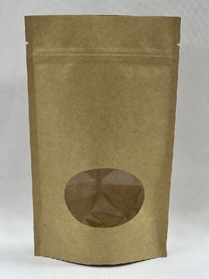 La poche de café de Brown Kraft tiennent le sac de café de l'impression offset 250g