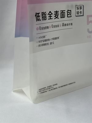 Fond plat réutilisable de sachets de papier refermables de preuve d'huile pour le pain cuit au four par pain grillé