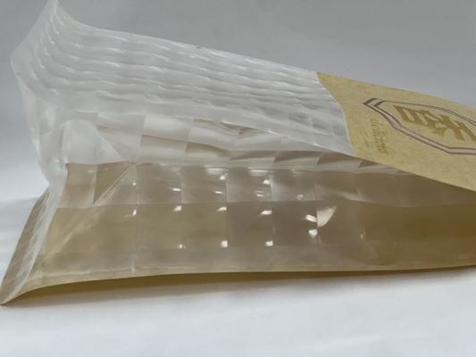 Le lien de bidon Doypack tiennent la poche de papier imprimée par clair de poche pour le pain