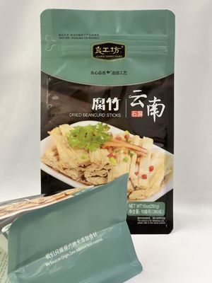L'emballage alimentaire étanche à l'humidité met en sac le sac brillant de gousset de côté de stratification