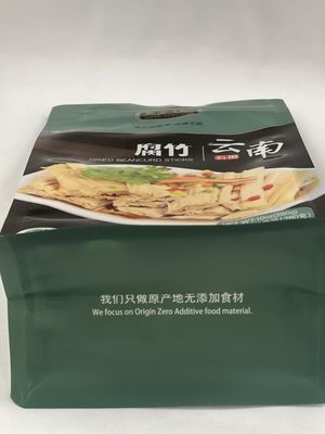 L'emballage alimentaire étanche à l'humidité met en sac le sac brillant de gousset de côté de stratification