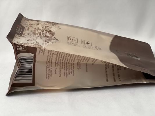 Résistance à la compression forte adaptée aux besoins du client des poches 12oz de fond plat