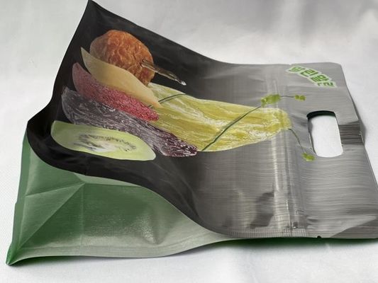Capacité adaptée aux besoins du client par OEM imprimé métallisé de tirette de casse-croûte de poche d'emballage