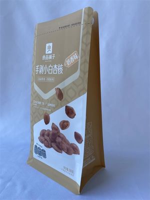 Les poches inférieures quadruples d'emballage alimentaire jetables tiennent les sachets en plastique