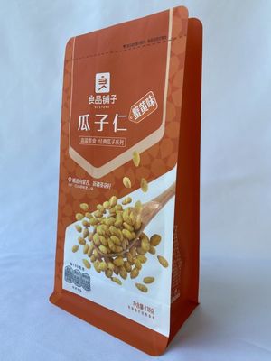 Fond plat biodégradable Tenez le gousset de poche avec la fenêtre