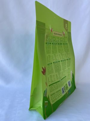 Sac d'emballage à fond plat de poche inférieure de boîte de BRC avec la fenêtre claire