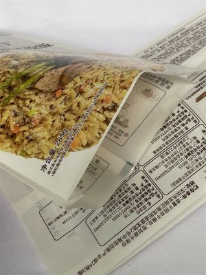Le sac d'emballage de riz imprimé par coutume tiennent la catégorie comestible avec la poignée en plastique