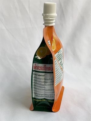 Barrière élevée de poche d'emballage de bec de fond plat pour le fruit boit 150ml