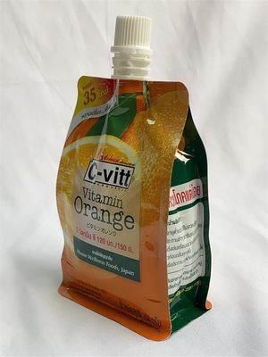 Barrière élevée de poche d'emballage de bec de fond plat pour le fruit boit 150ml