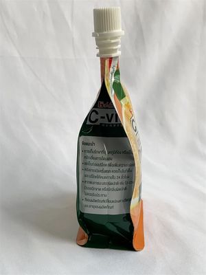 Barrière élevée de poche d'emballage de bec de fond plat pour le fruit boit 150ml