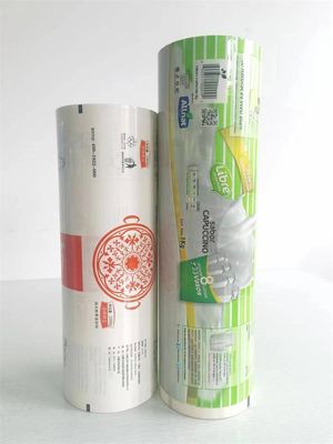Rouleau d'emballage en plastique imprimé HACPP automatique thermoscellable