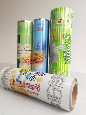 Rouleau d'emballage en plastique imprimé HACPP automatique thermoscellable