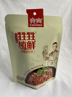 L'emballage en plastique de papier d'aluminium met en sac la certification HACPP de soudure à chaud de poche