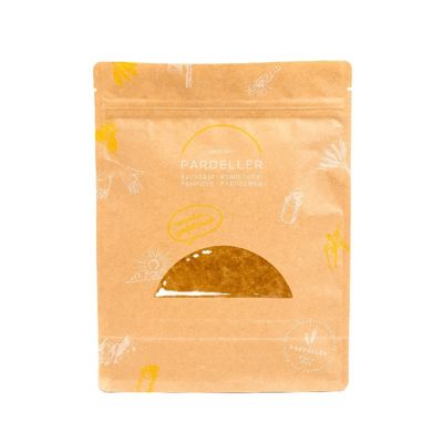 Les sachets d'emballage de papier d'impression par gravure tiennent Brown pour le thé de casse-croûte