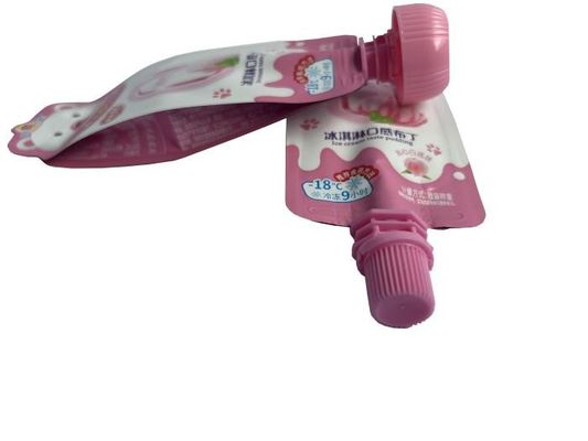 Poche de casse-croûte imperméable de gousset latéral d'impression de gravure de bec en plastique mat
