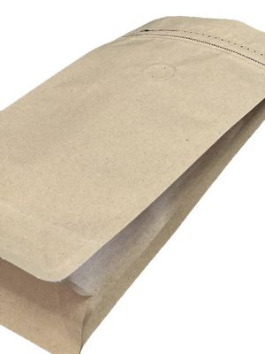 Sacoche d'emballage de café de 500 g avec papier kraft brun pour le café
