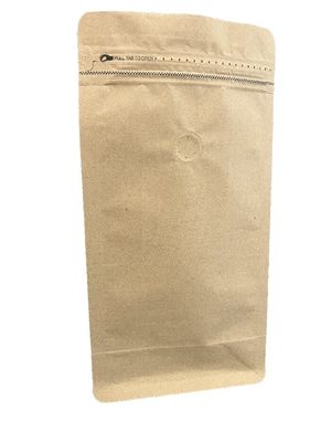 Sacoche d'emballage de café de 500 g avec papier kraft brun pour le café