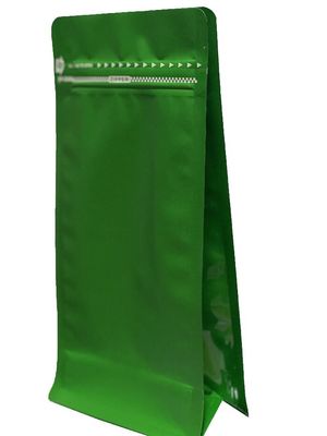 Sac d'emballage de café personnalisé avec vanne de fond plate et impression UV