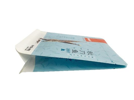 Stratification sèche en plastique de papier de sachets de fond plat du sac 90g pour les poissons secs