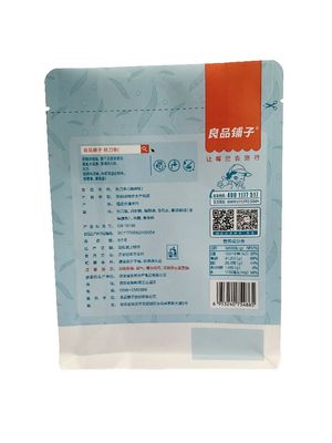 Stratification sèche en plastique de papier de sachets de fond plat du sac 90g pour les poissons secs