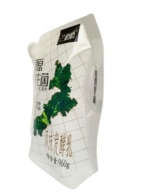 Poche de détergent liquide imprimé