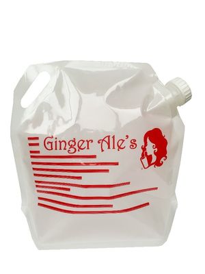 Sacoche de détergent liquide personnalisée en nylon solide avec capacité de sac 5L