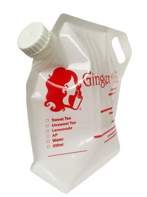 Sacoche de détergent liquide personnalisée en nylon solide avec capacité de sac 5L