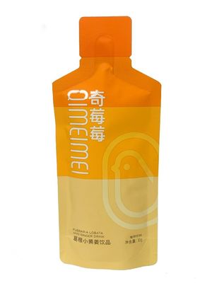 Emballage personnalisé en forme de poche de qualité alimentaire pour 30g à 150g de liquide