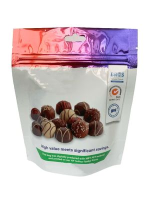 Barrière Mylar Stand Up sac fermeture à glissière Imprimé sur mesure Impression numérique alimentaire