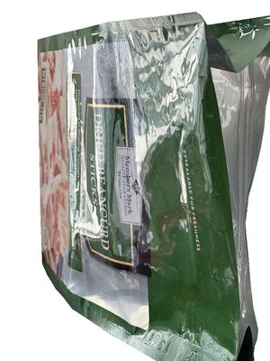 Sac d'emballage alimentaire personnalisé avec fermeture à glissière et fenêtre