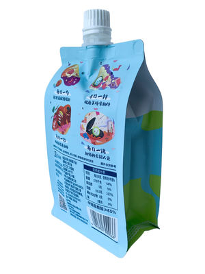 Sacoche d'emballage à bouchon personnalisée pour le lait d'une capacité de 30 g à 1 kg