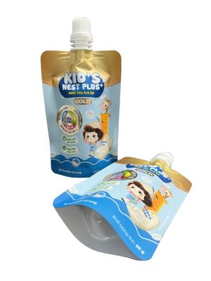 Sacs à poche à bec personnalisés avec PET/AL/NY/RCPP pour emballage liquide