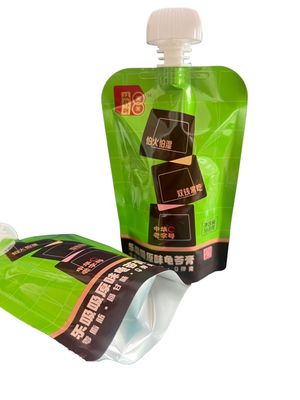 Résistant à la température à l'épreuve des fuites Stand Up Retort Spout Packaging Bag