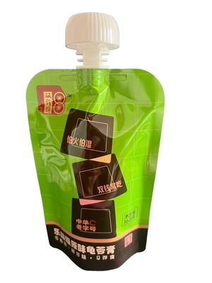 Résistant à la température à l'épreuve des fuites Stand Up Retort Spout Packaging Bag