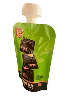 Résistant à la température à l'épreuve des fuites Stand Up Retort Spout Packaging Bag