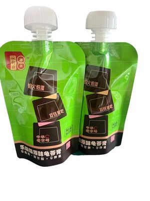 Résistant à la température à l'épreuve des fuites Stand Up Retort Spout Packaging Bag