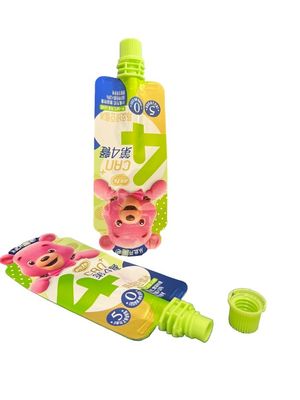 Sacoche alimentaire recyclable personnalisée avec étanchéité facile et bonnet pour bébé