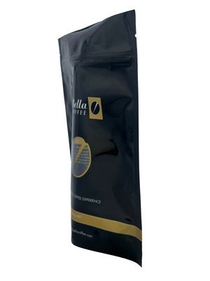 Sac d'emballage de café imprimé sur mesure avec fermeture à glissière et soupape
