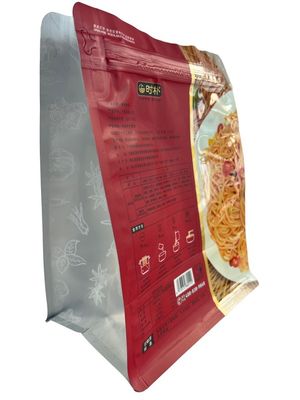 Excellente performance debout Poches à fond plat avec plastique multi-