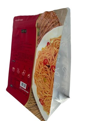 Excellente performance debout Poches à fond plat avec plastique multi-