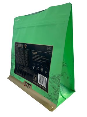 Sacs de surface plate avec matériau en papier pour emballage alimentaire sec