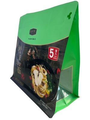 Sacs de surface plate avec matériau en papier pour emballage alimentaire sec