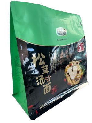 Sacs de surface plate avec matériau en papier pour emballage alimentaire sec