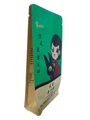 Sacs à sacs en papier mat personnalisés en couleurs CMYK pour emballage durable